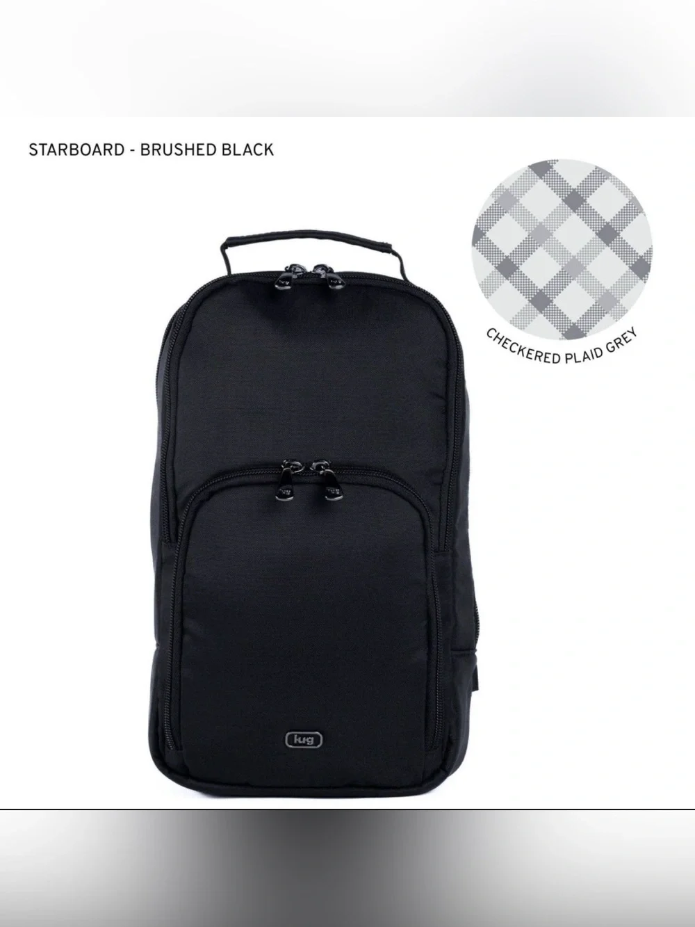 Lug Starboard Brushed Sling Bag NWT Black